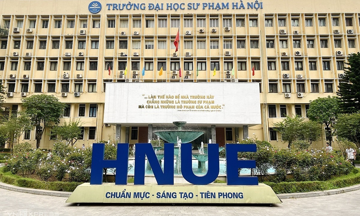 Ảnh demo bản đồ tương tác Trường Đại học Sư phạm Hà Nội